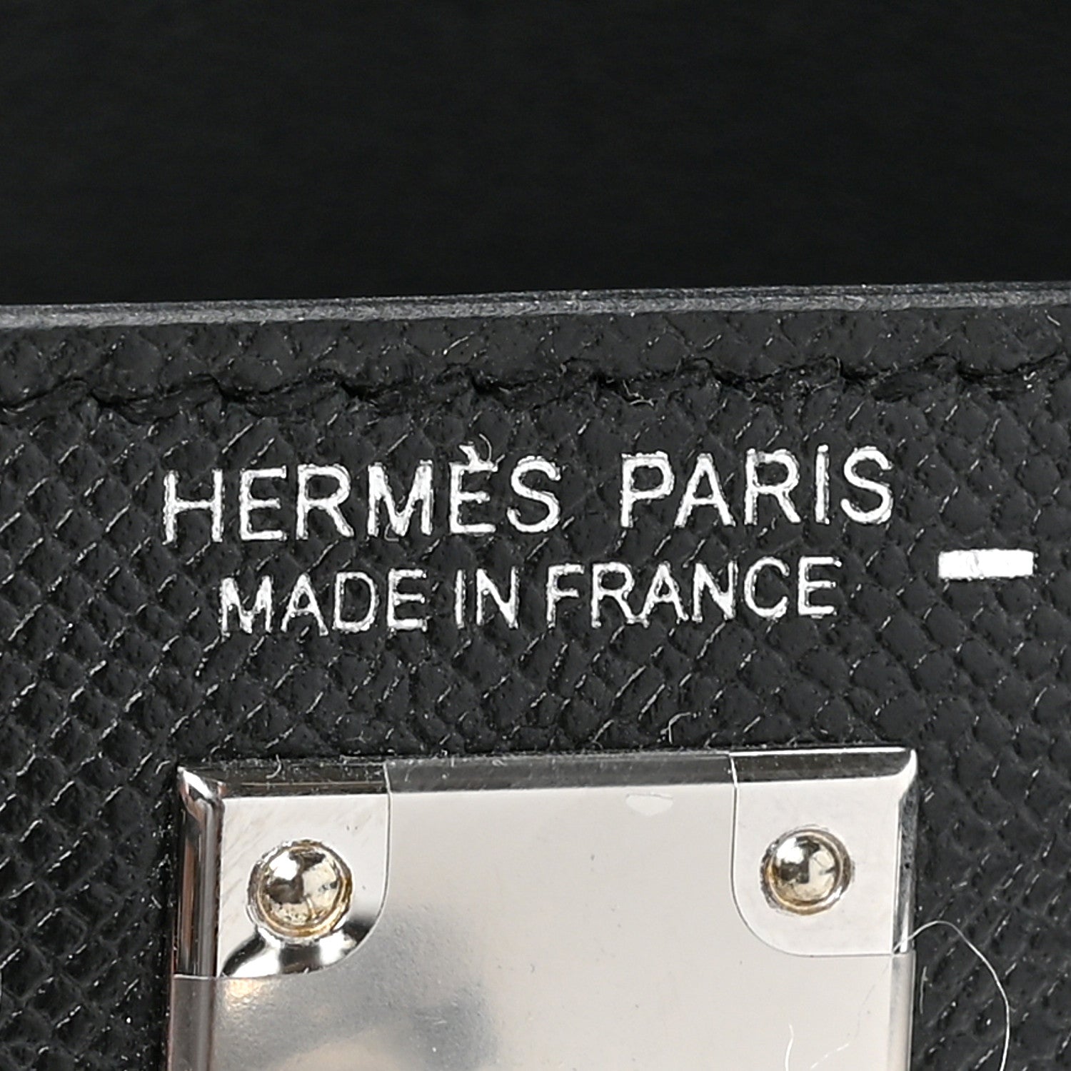 Hermes Madame Calfskin Lizard Mini Kelly Sellier Touch 20 Black 5 of 9