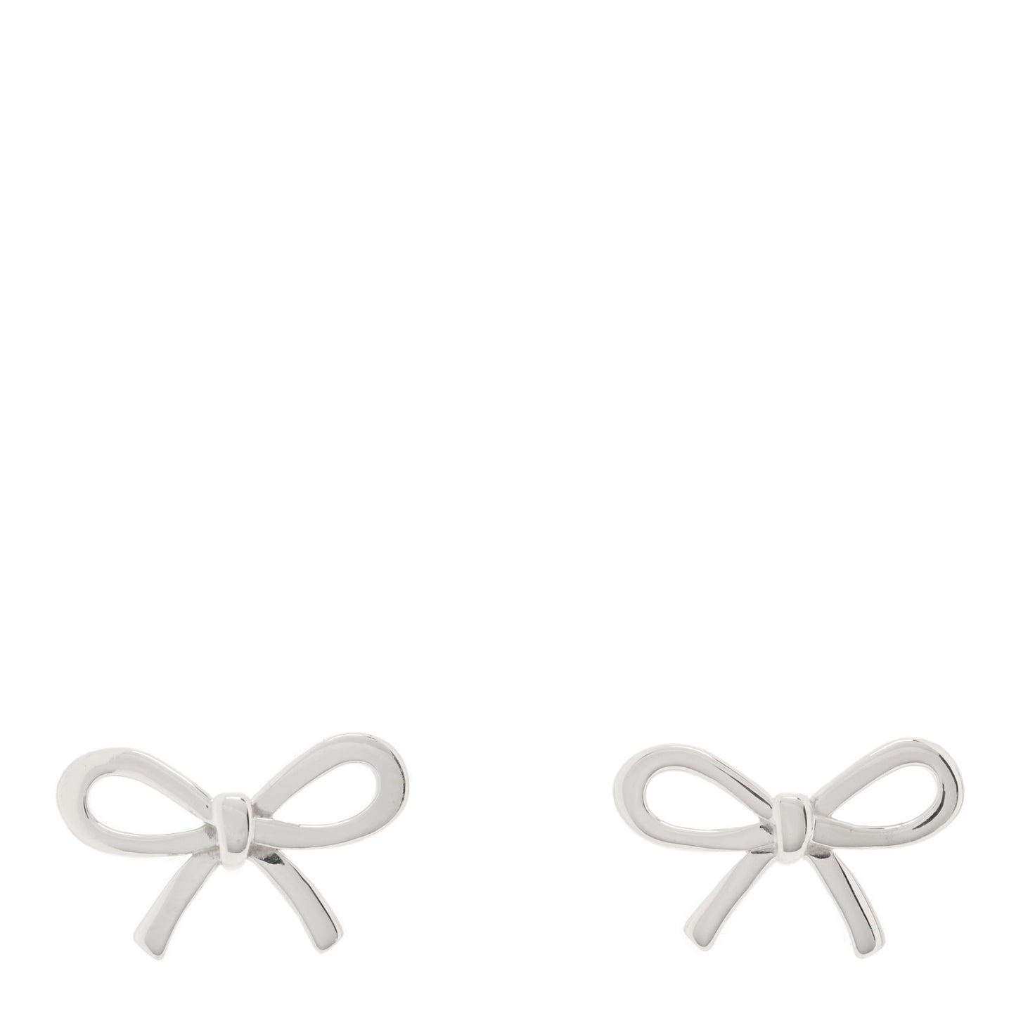 Sterling Silver Bow Earrings