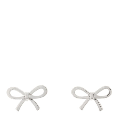 Tiffany Sterling Silver Bow Earrings 1 of 4