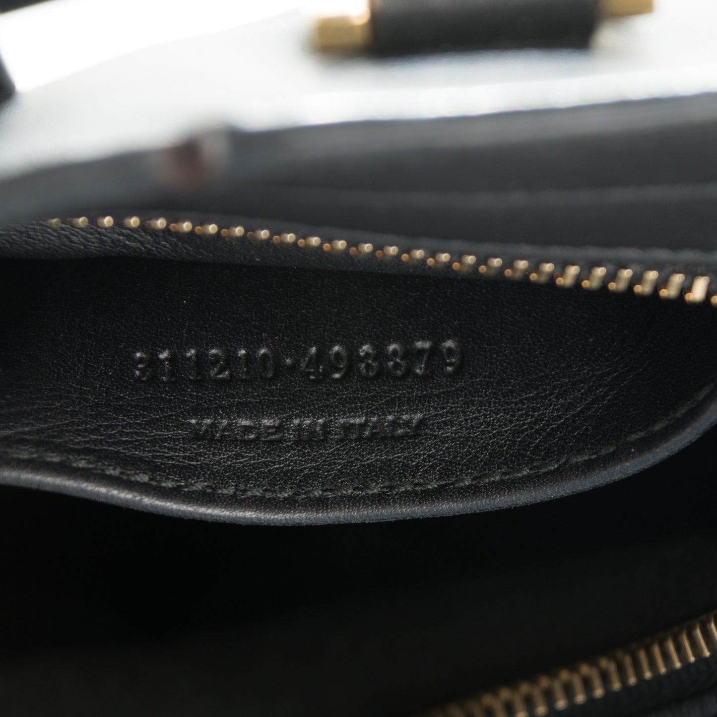 Calfskin Small Classic Y Cabas Black