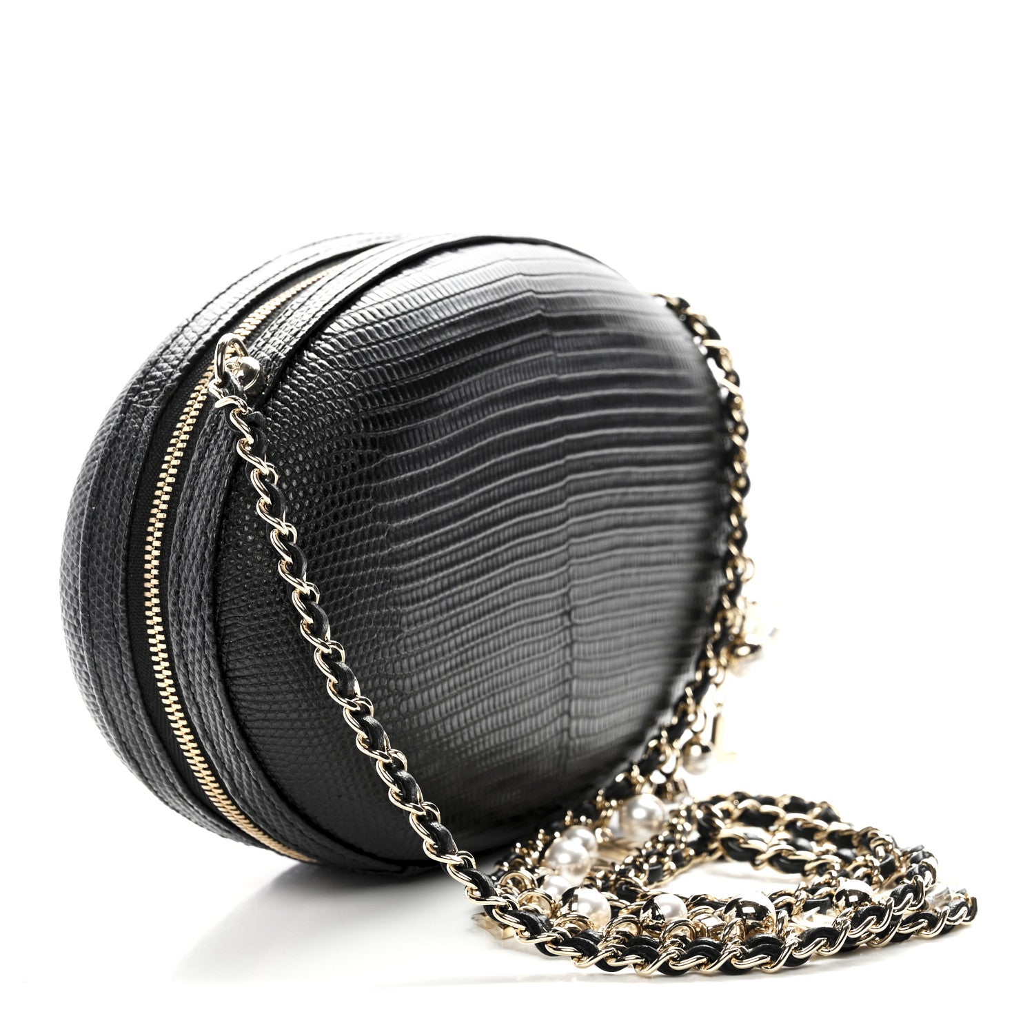 Chanel Lizard City Evening Box Black 3 of 10