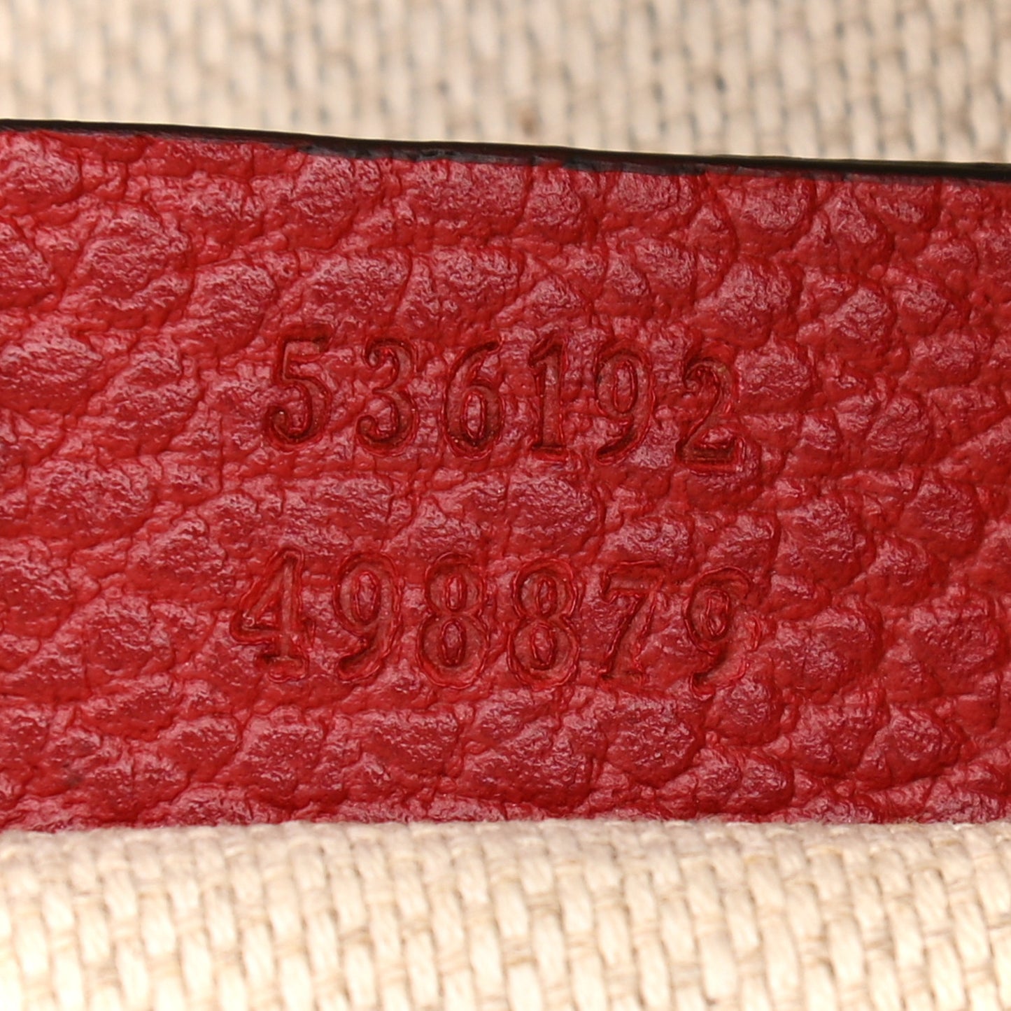 Pebbled Calfskin Soho Chain Backpack Hibiscus Red