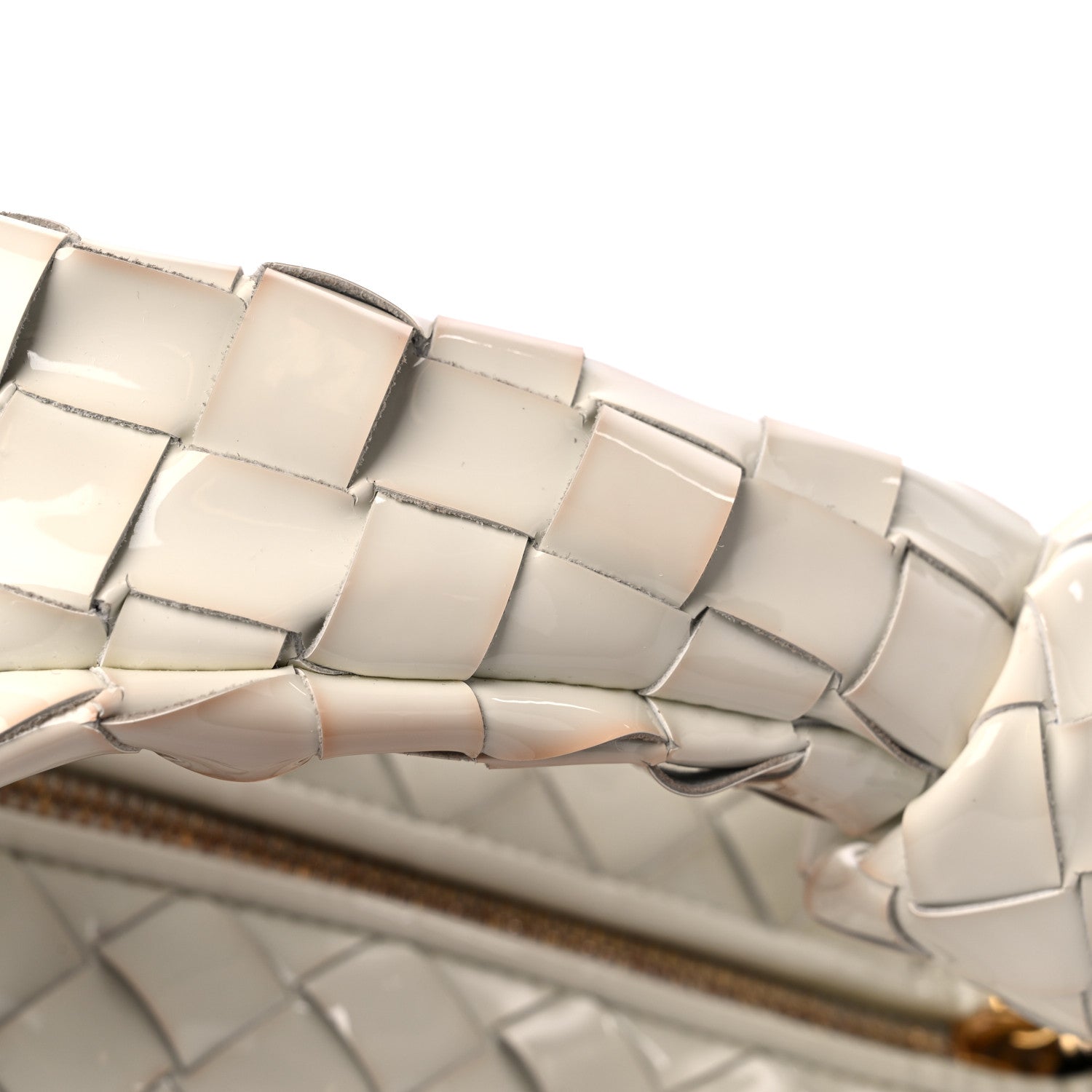 Bottega Veneta Patent Nappa Intrecciato Mini Jodie White 12 of 12