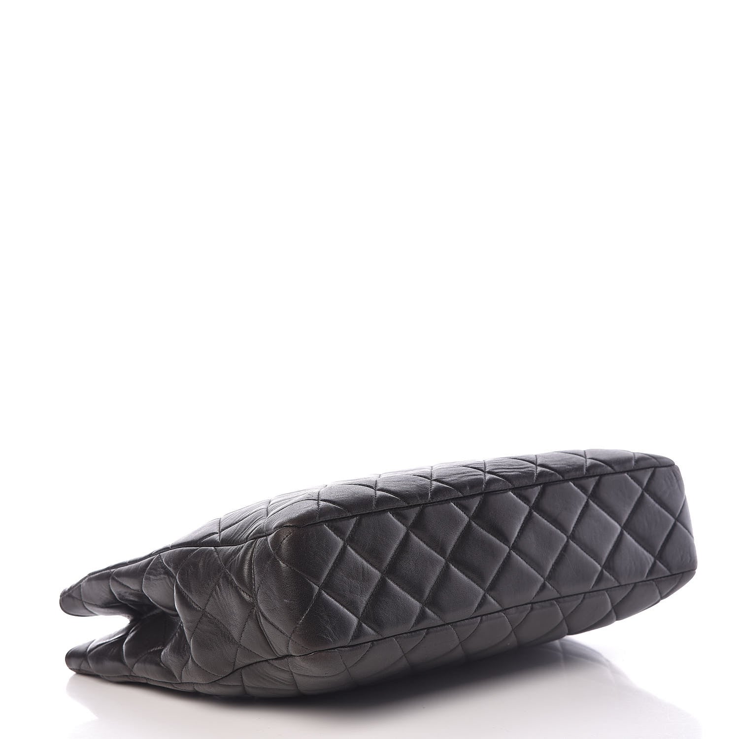 Chanel Lambskin Quilted Shopping Tote Black 4 of 11