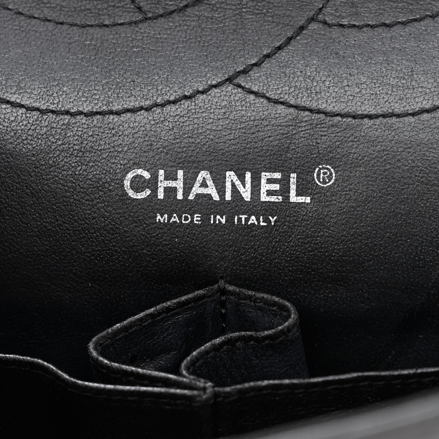 Chanel Distressed Patent Quilted 2.55 Reissue 227 Flap Black 6 of 13