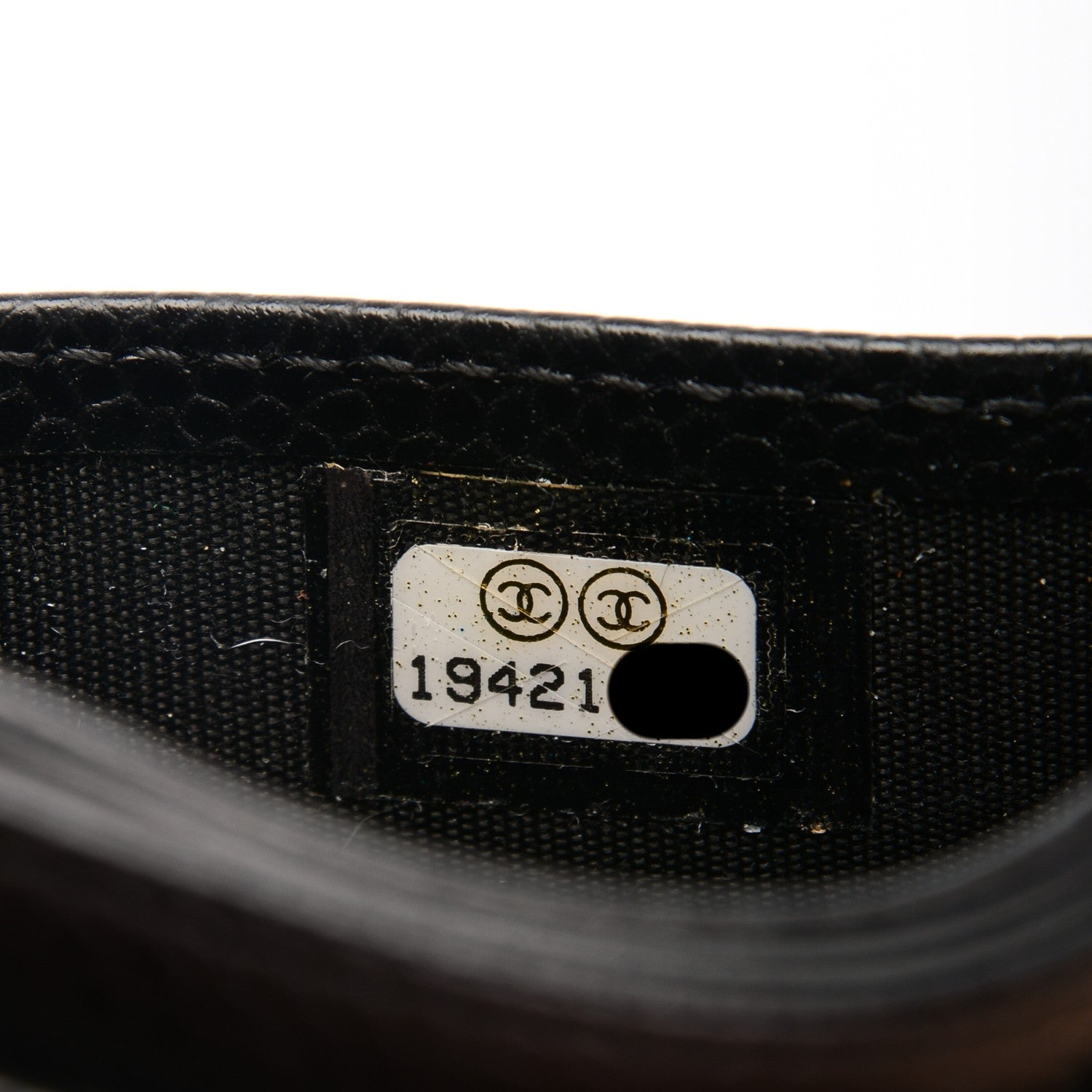 Chanel Caviar Timeless CC Card Holder Black 8 of 8