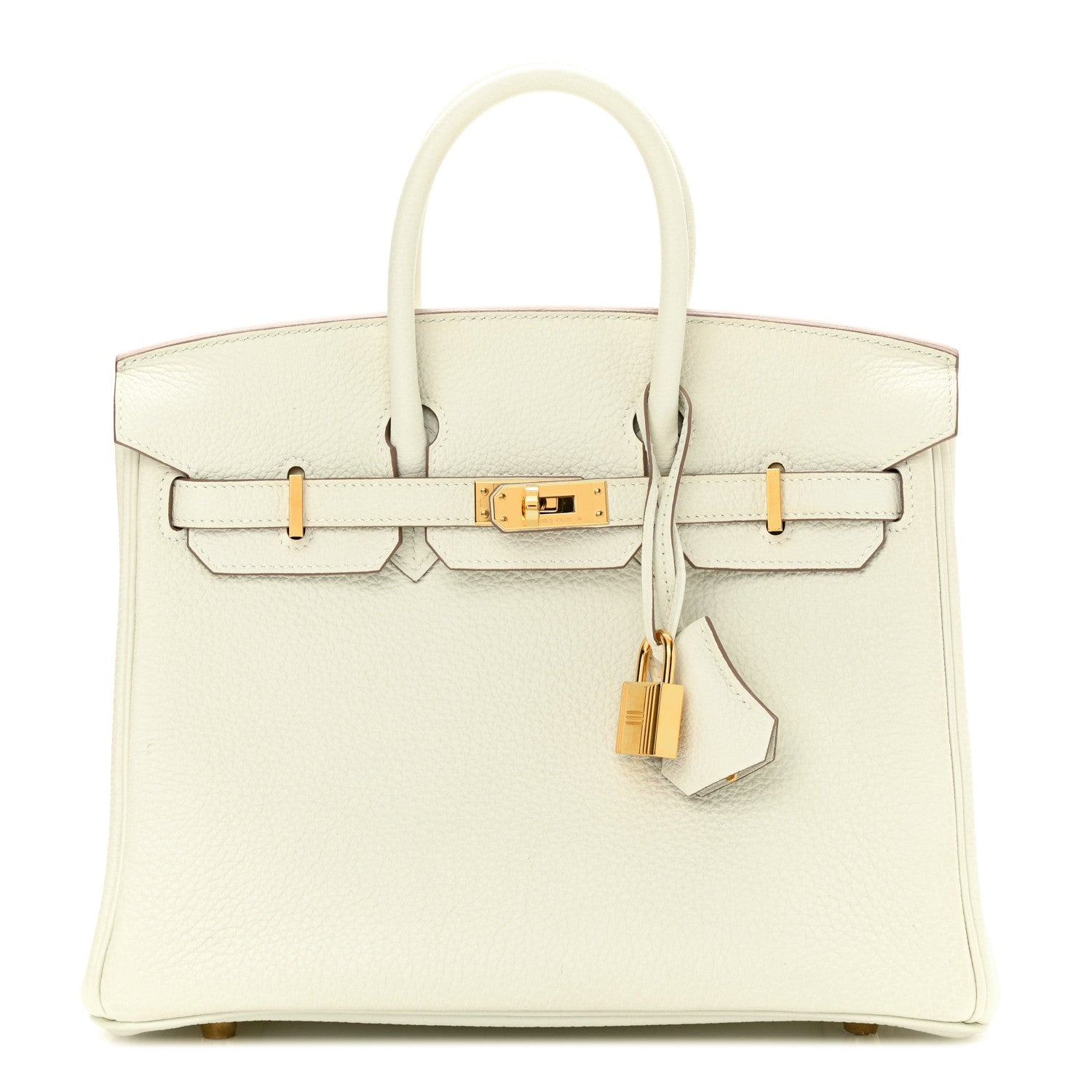 Hermes Togo Birkin 25 Mushroom 1 of 11