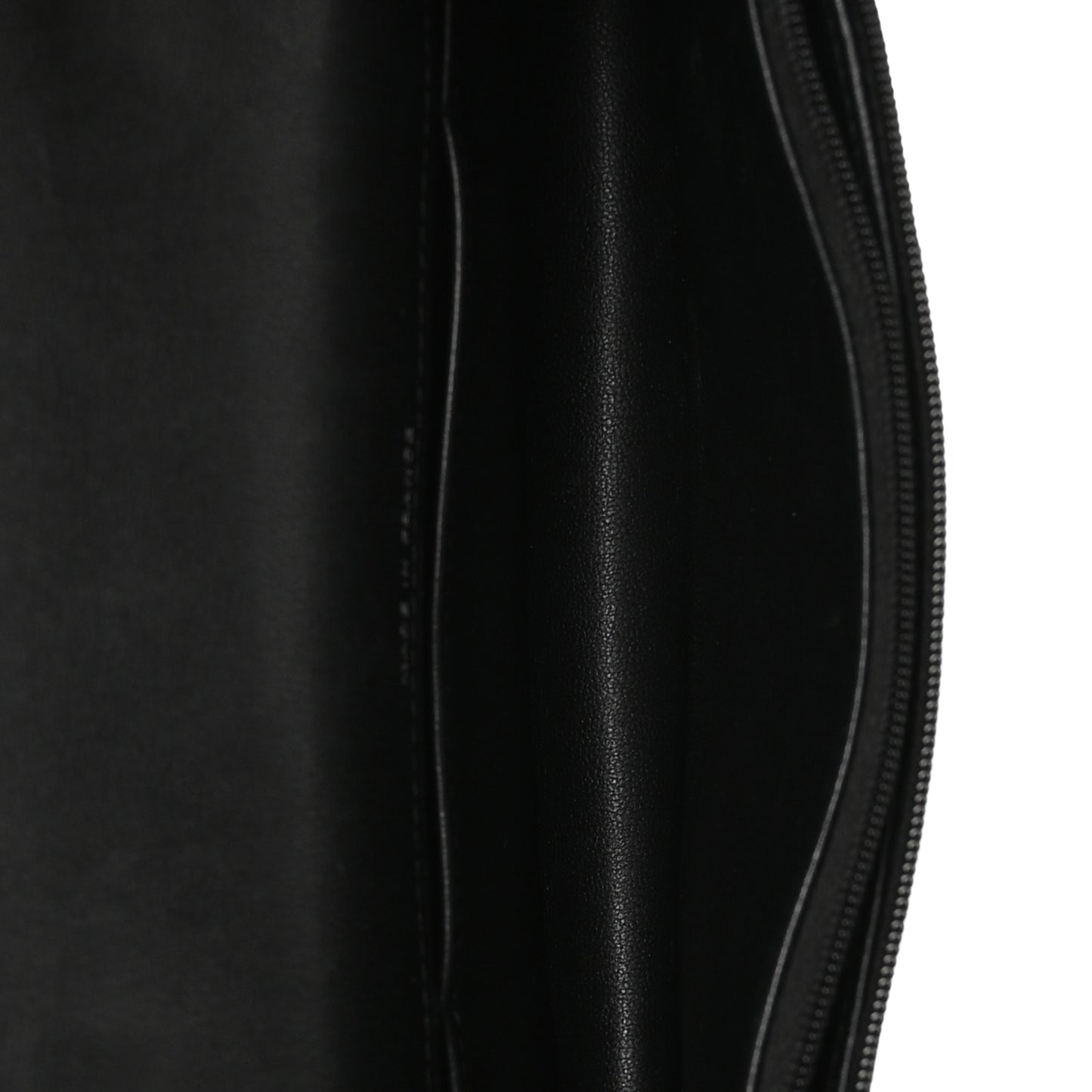Lambskin Quilted Flap Phone Holder With Chain So Black