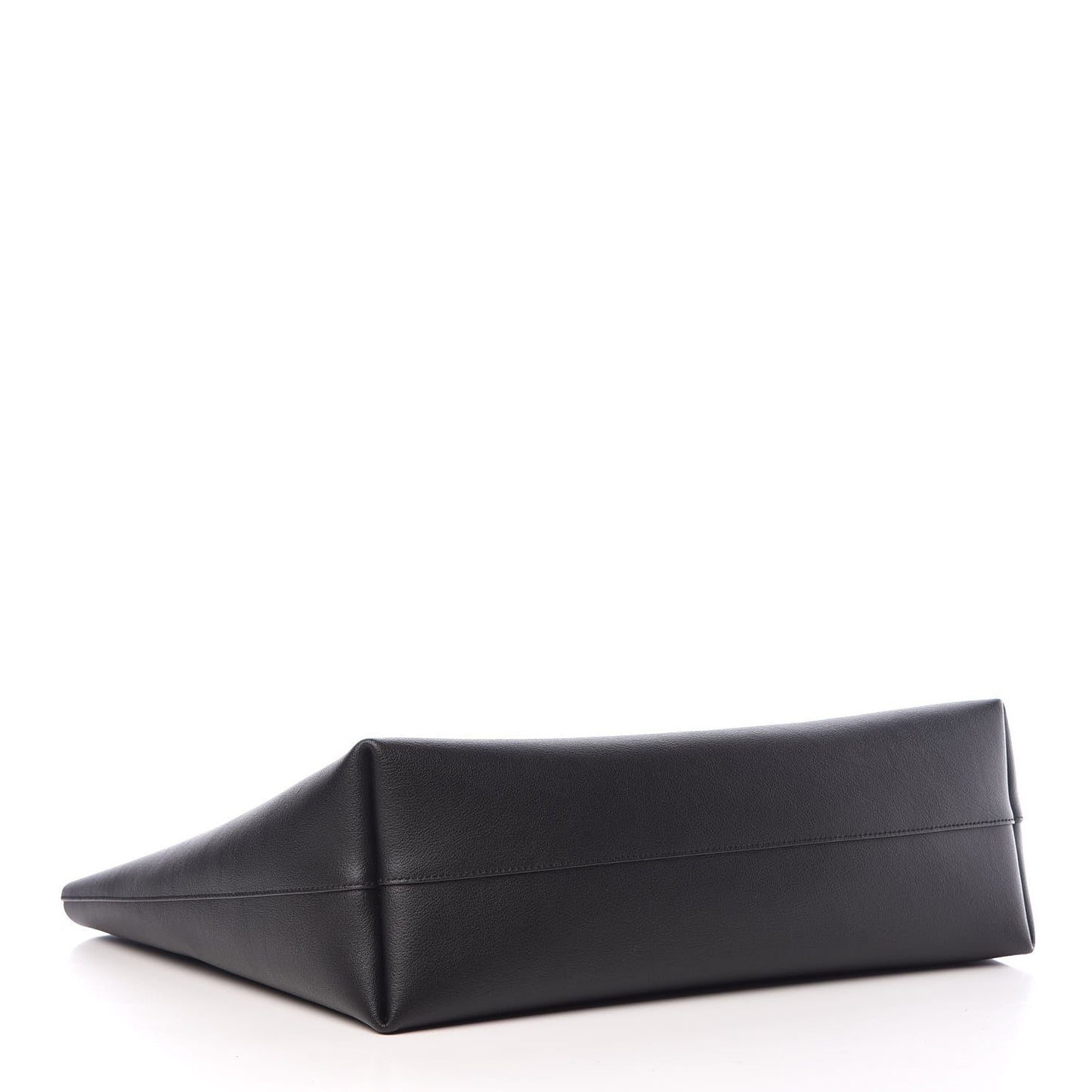 Calfskin Large Shopping Tote Black