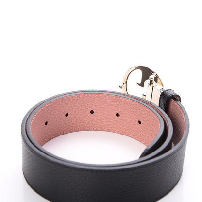 Gucci Calfskin 1973 Reversible Belt 80 32 Black Pink 4 of 9