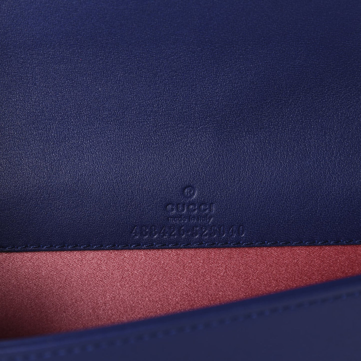 Velvet Matelasse GG Marmont Mini Bag Cobalt Blue