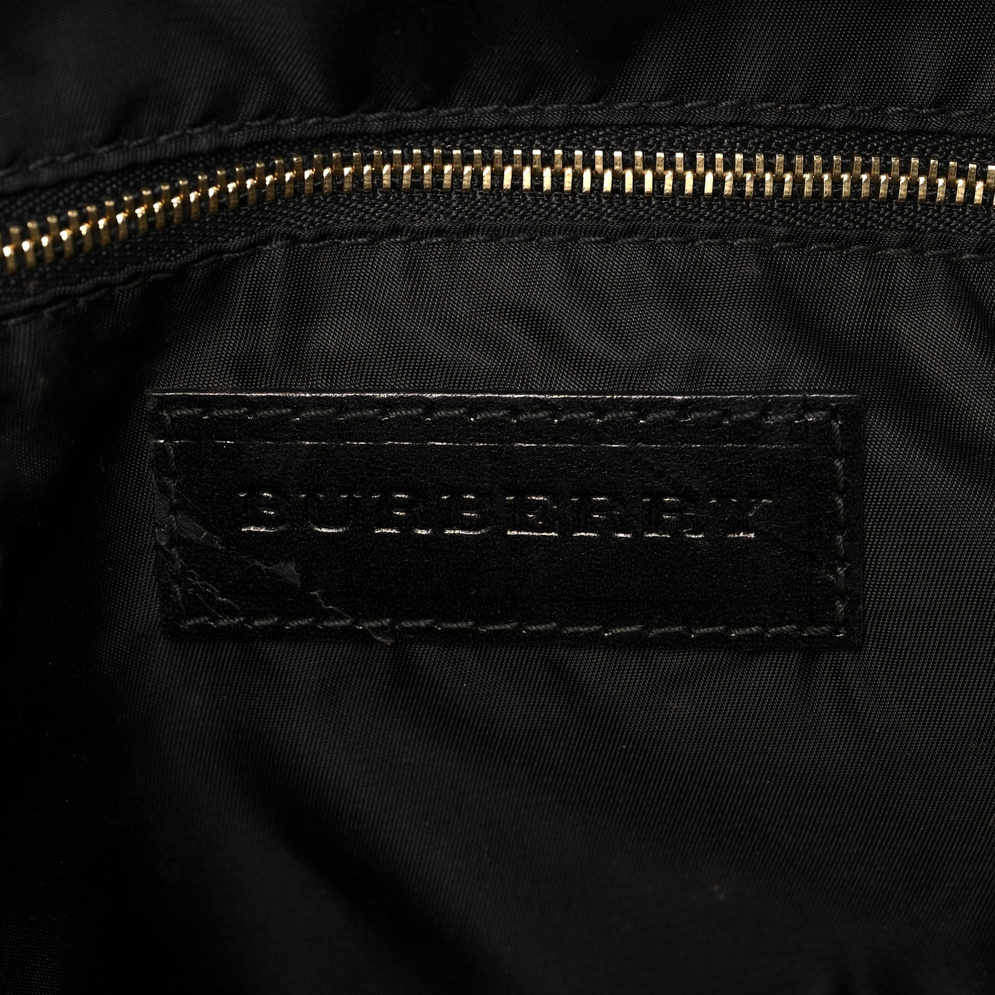 Nylon Beat Check Medium Landscape Lynher Tote Black