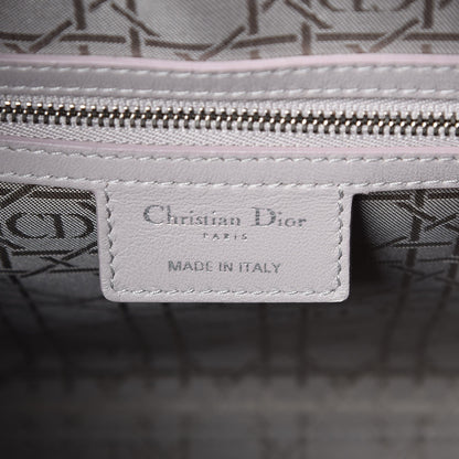 Christian Dior Lambskin Cannage Large Lady Dior Light Grey 8 of 9