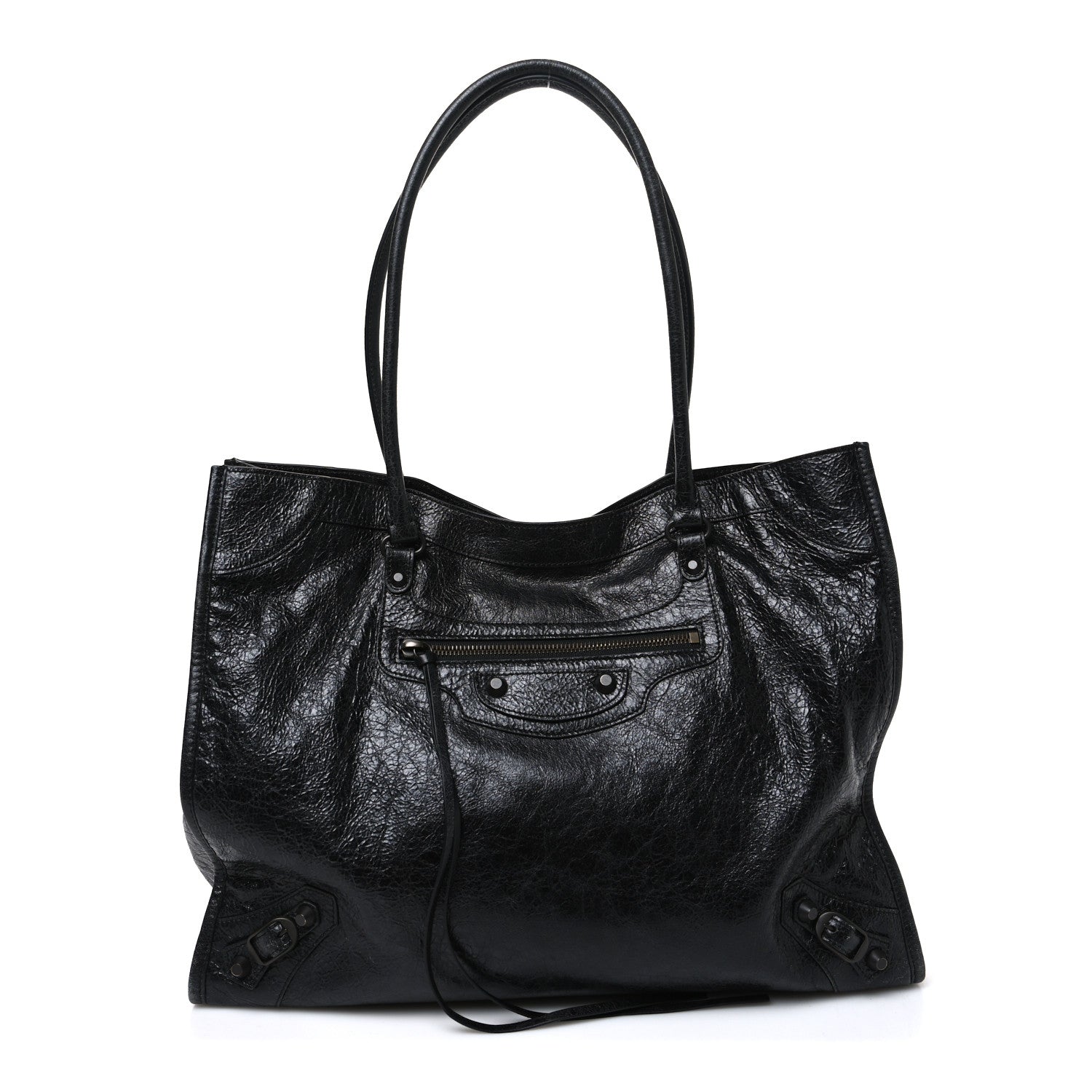 Balenciaga Agneau Arena Classic Hardware Medium Le City Tote Black 1 of 11