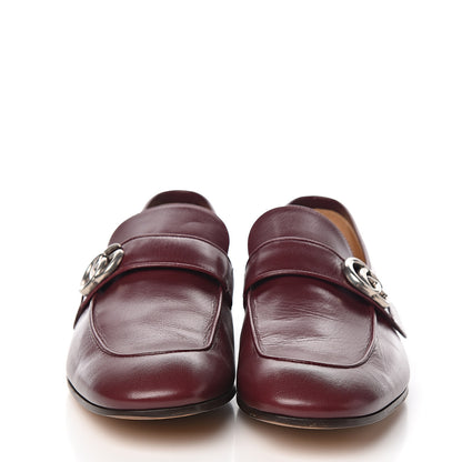 Gucci Goatskin Mens GG Loafers 10 Strong Red 2 of 11