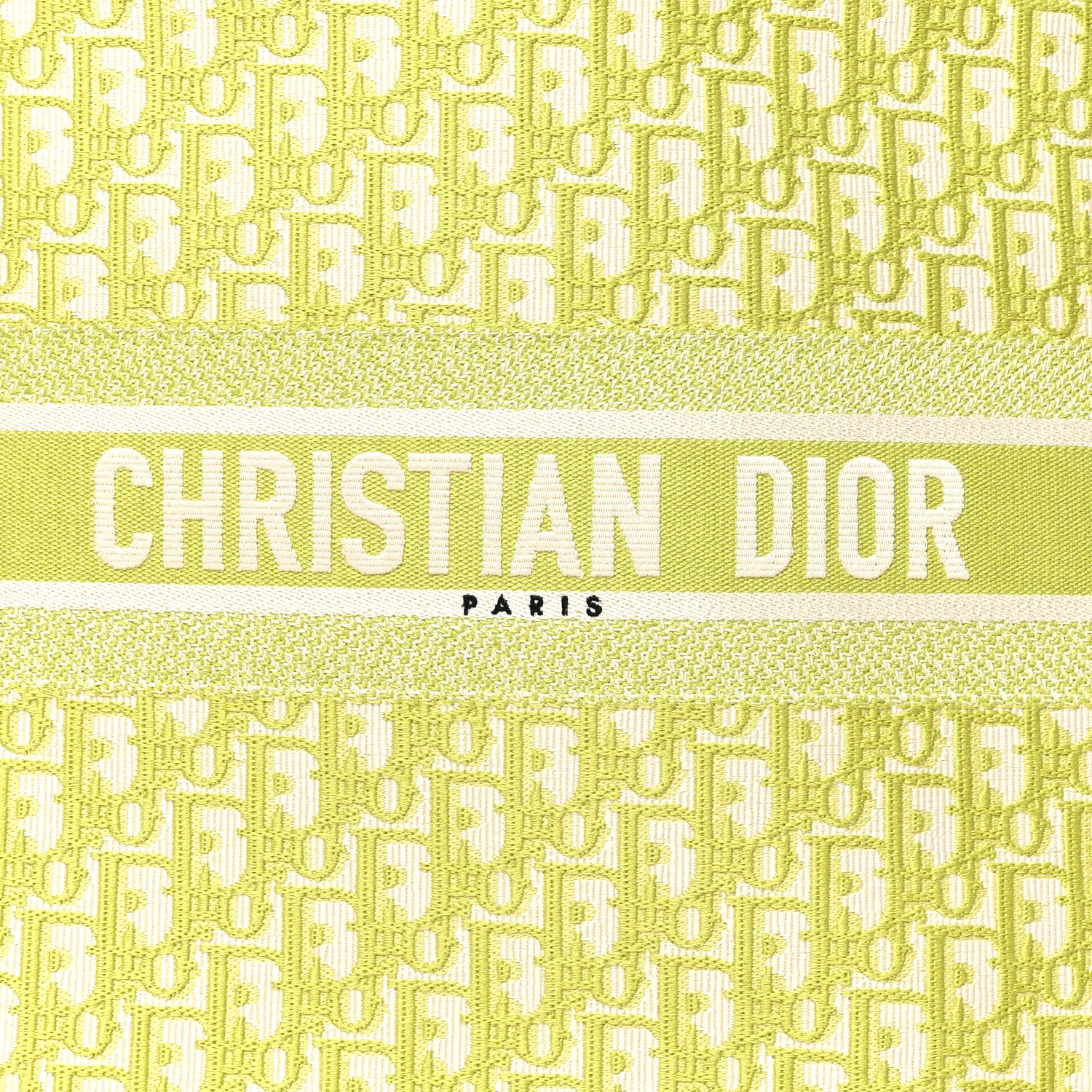 Christian Dior Oblique Large Book Tote Vert Anis 7 of 9