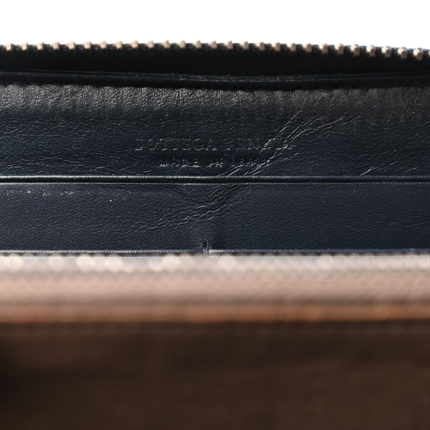 Bottega Veneta Nappa Intrecciato Zip Around Wallet Pacific 6 of 13