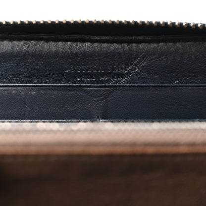 Bottega Veneta Nappa Intrecciato Zip Around Wallet Pacific 6 of 13