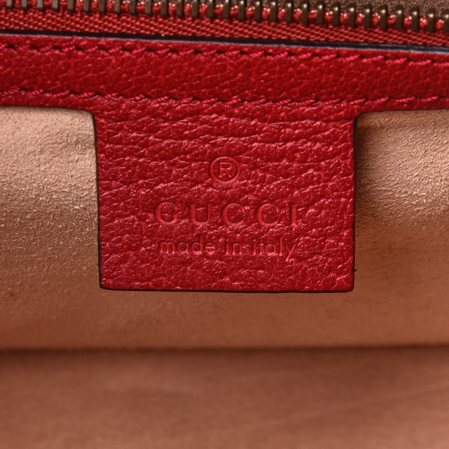 Gucci GG Supreme Monogram Small Queen Margaret Top Handle Bag Red 6 of 11