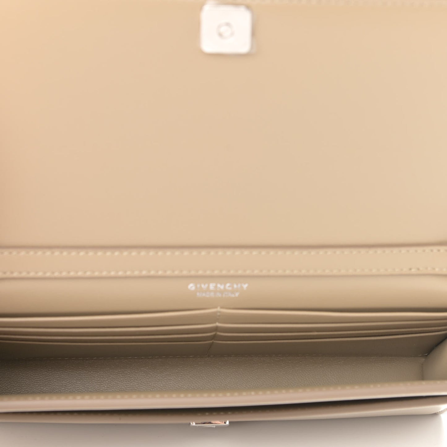 Calfskin 4G Wallet on Chain Dune
