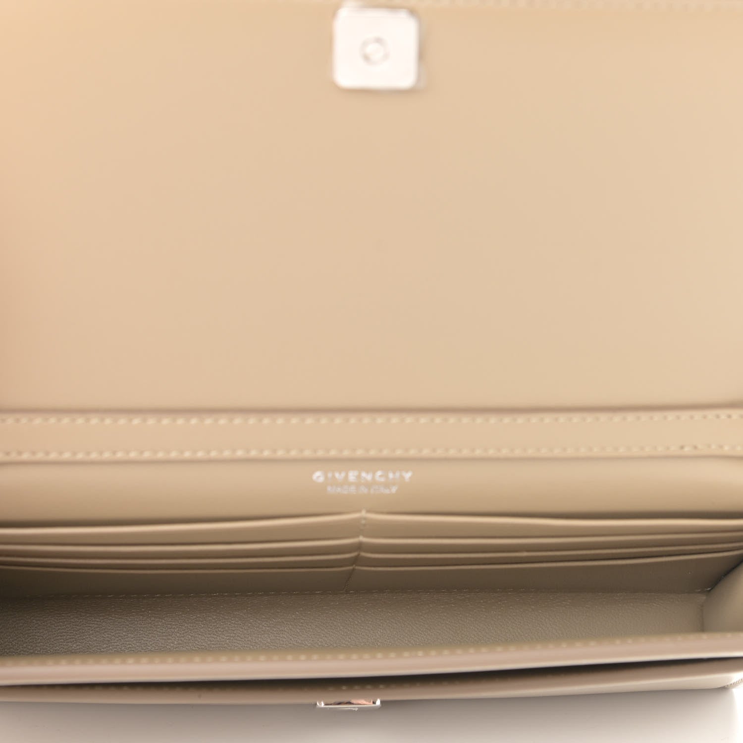 Givenchy Calfskin 4G Wallet on Chain Dune 5 of 10