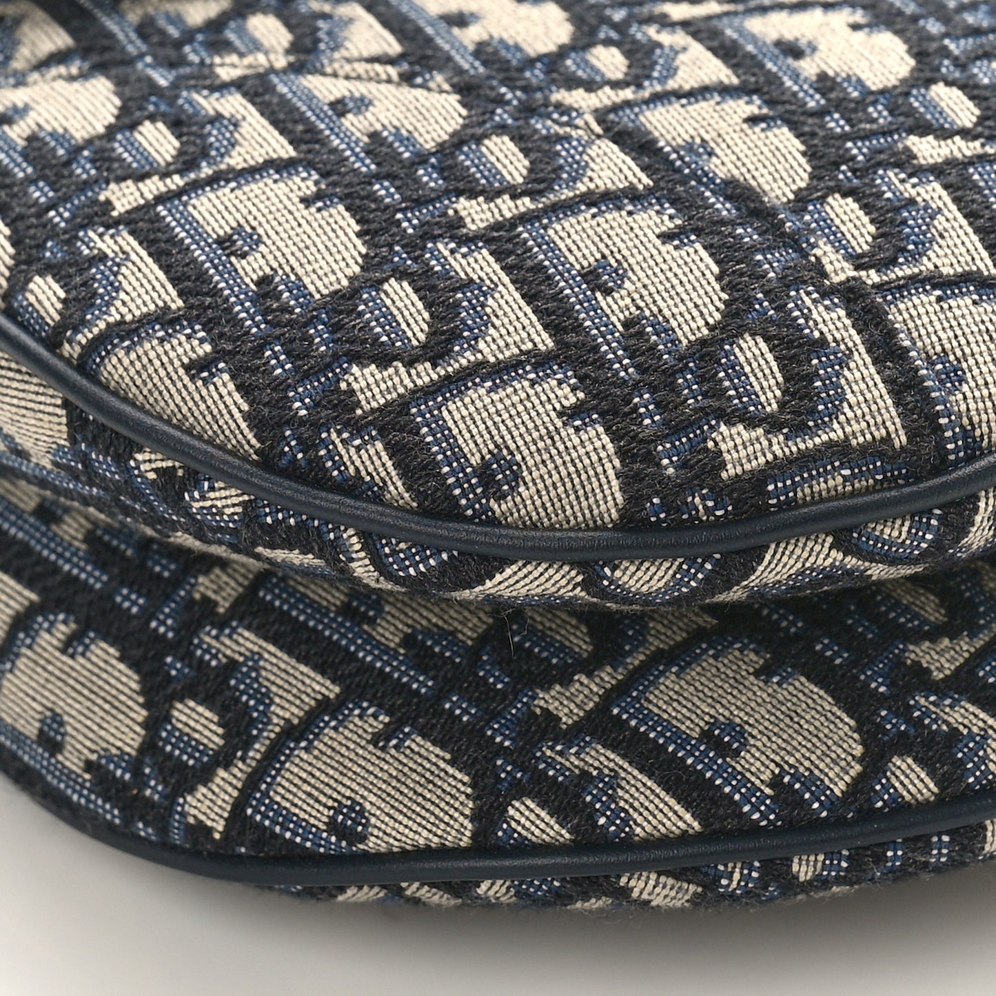 Oblique Saddle Bag Blue