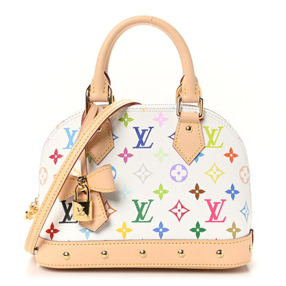 Louis Vuitton LV x TM Monogram Multicolor Alma BB White 1 of 11