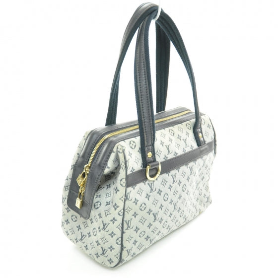 Louis Vuitton Mini Monogram Josephine PM Blue 3 of 8