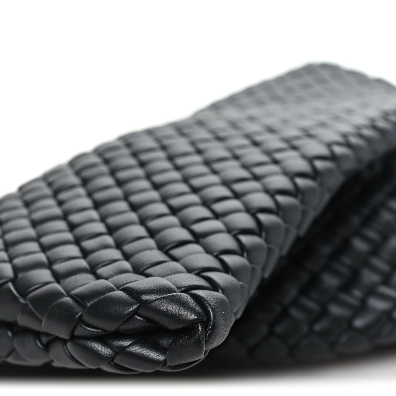 Bottega Veneta Nappa Intrecciato Crisscross Clutch Black 6 of 7