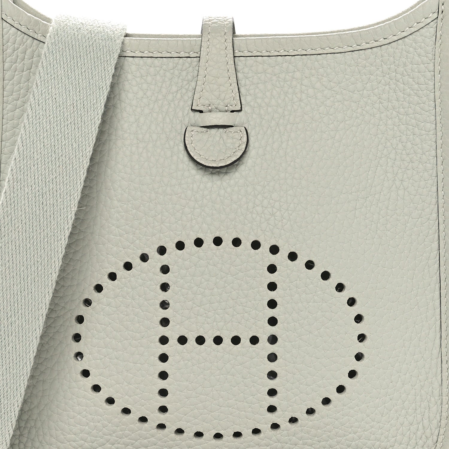 Hermes Taurillon Clemence Amazone Evelyne TPM Gris Neve 5 of 10