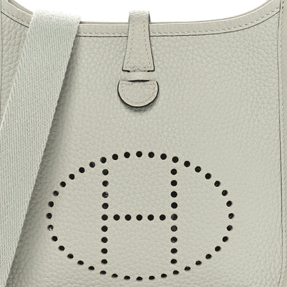 Hermes Taurillon Clemence Amazone Evelyne TPM Gris Neve 5 of 10