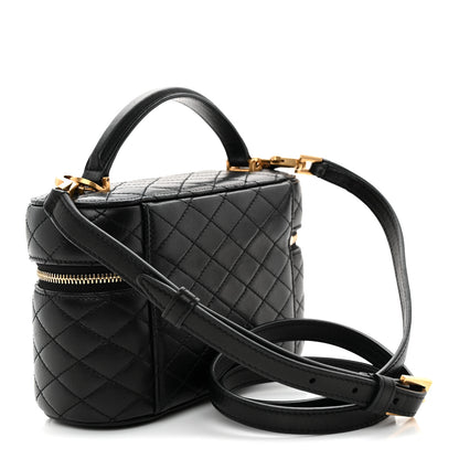 Saint Laurent Lambskin Quilted Mini Gaby Vanity Case Black 3 of 11