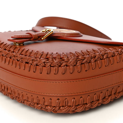 Christian Dior Grained Calfskin Medium Whipstitched Bobby Bag Dark Tan 9 of 25