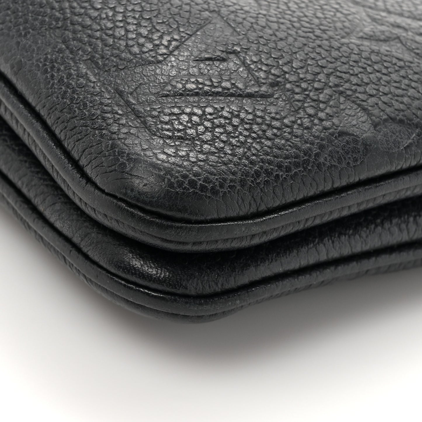 Empreinte Double Zip Pochette Black