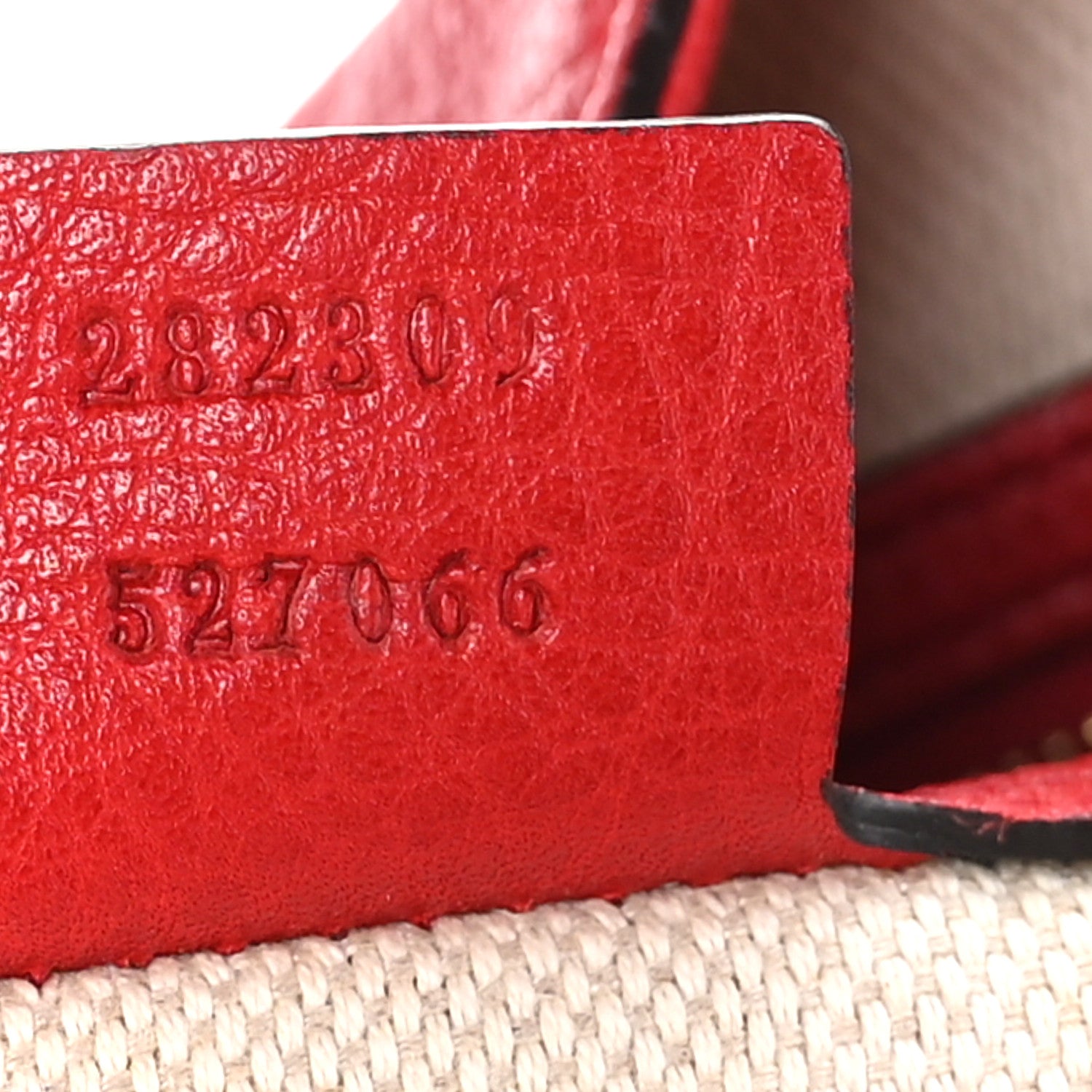 Gucci Pebbled Calfskin Medium Soho Shoulder Bag Tabasco Red 7 of 10