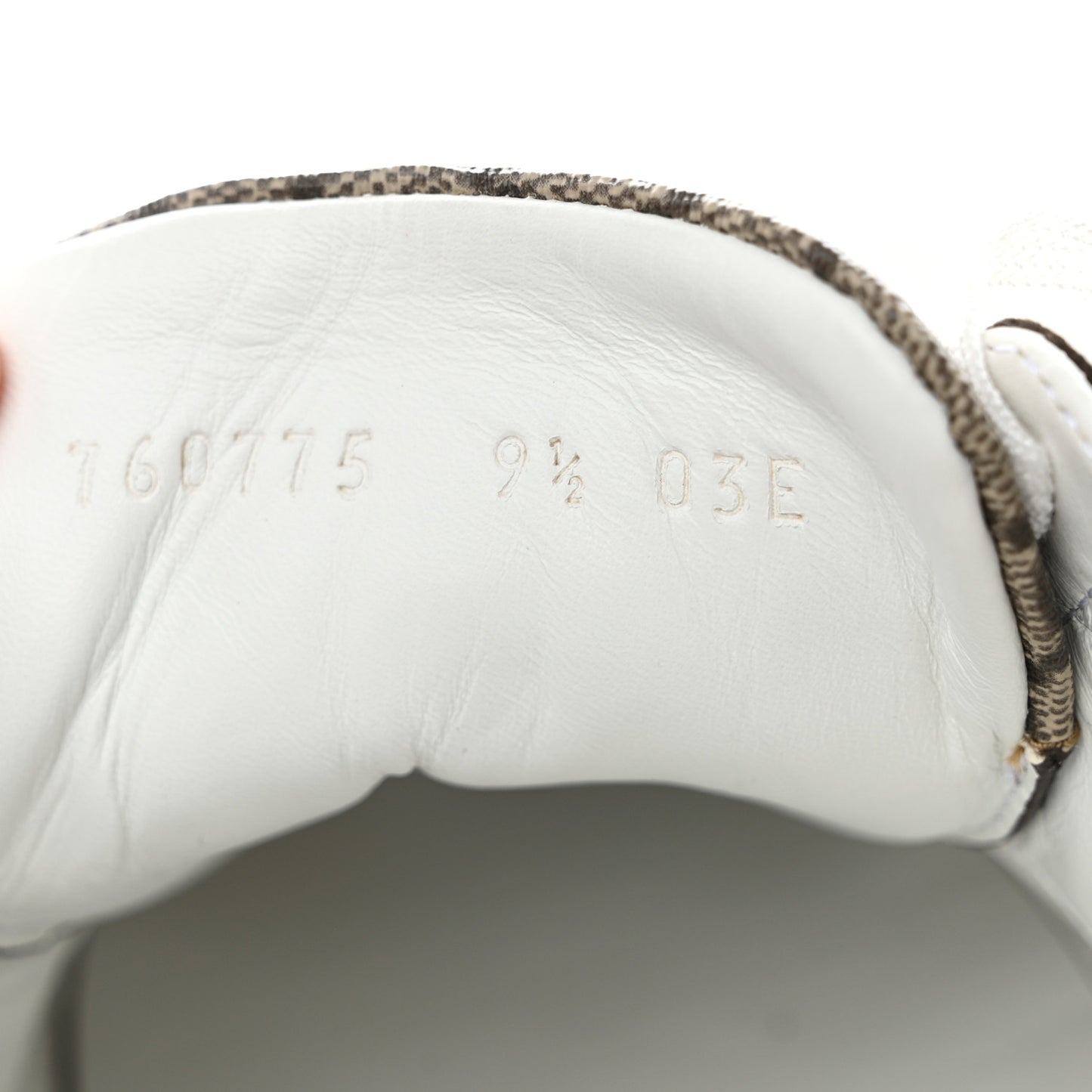 GG Supreme Monogram Ayers Web Mens Ace Sneakers 9.5 Beige Ebony