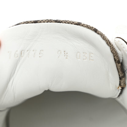 Gucci GG Supreme Monogram Ayers Web Mens Ace Sneakers 9.5 Beige Ebony 9 of 10