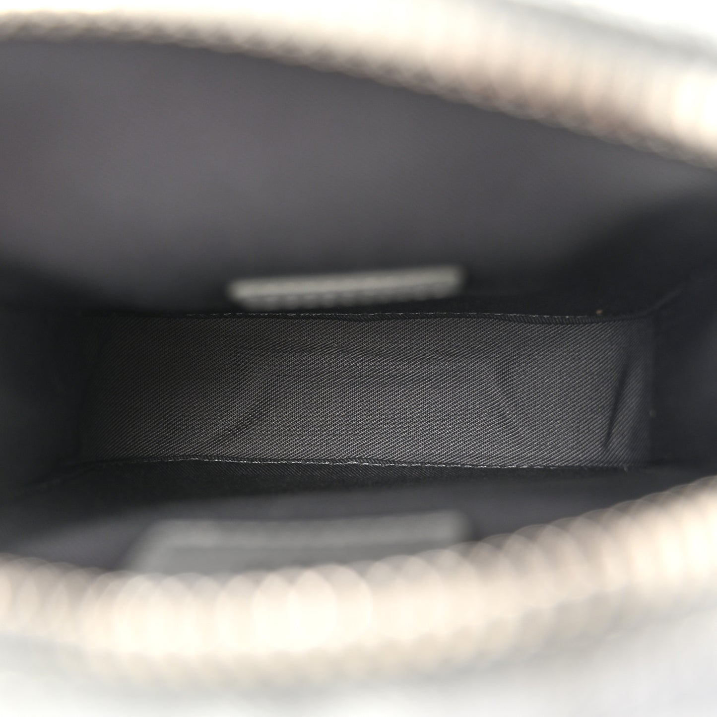 Coated Canvas CD Diamond Hit The Road Vertical Wallet On Strap Grey