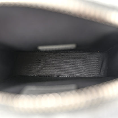 Christian Dior Coated Canvas CD Diamond Hit The Road Vertical Wallet On Strap Grey 5 of 11