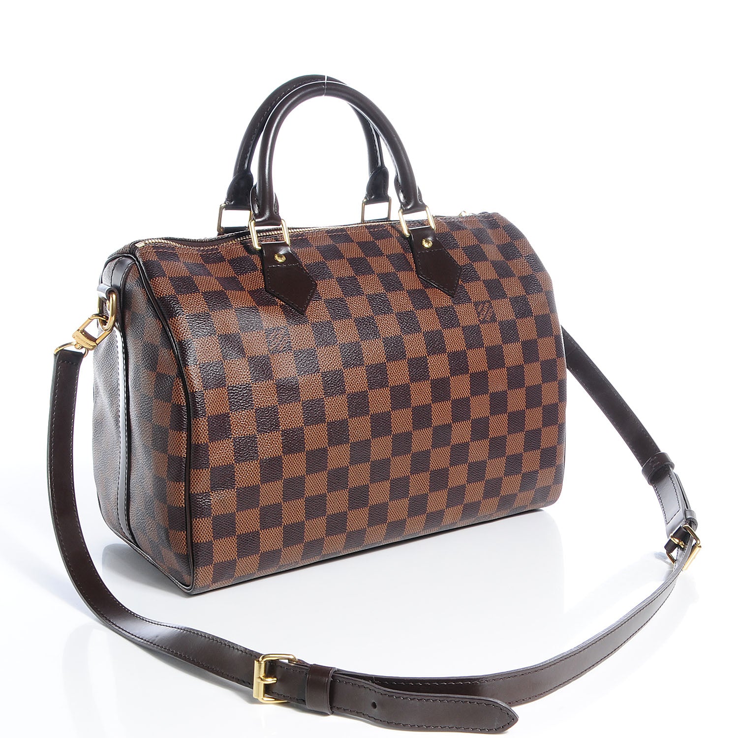 Louis Vuitton Damier Ebene Speedy Bandouliere 30 3 of 8