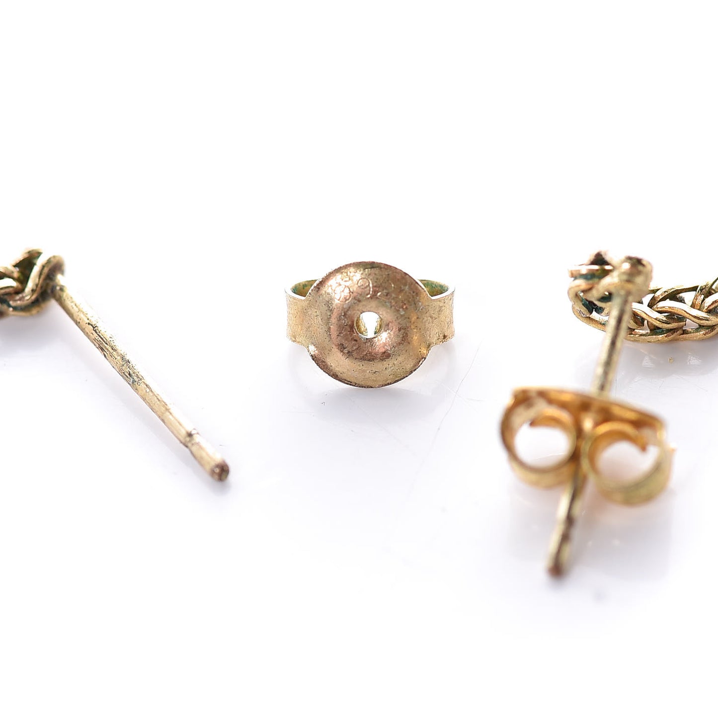 CC Drop Earrings Gold