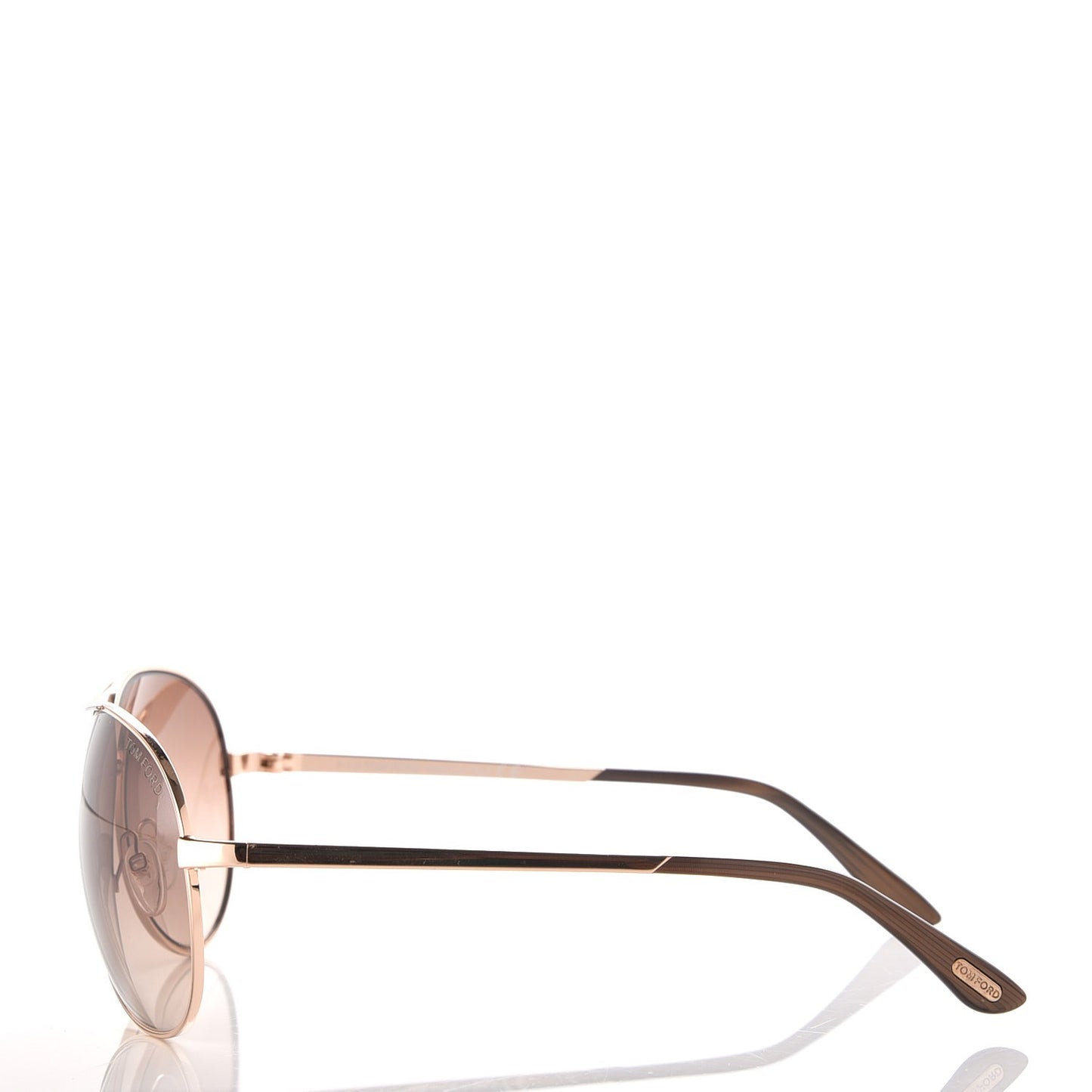 Metal Charles Aviator Sunglasses TF35 Gold