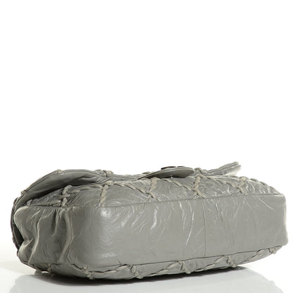 Chanel Calfskin Ultra Stitch Oversized Flap Grey 19 of 24