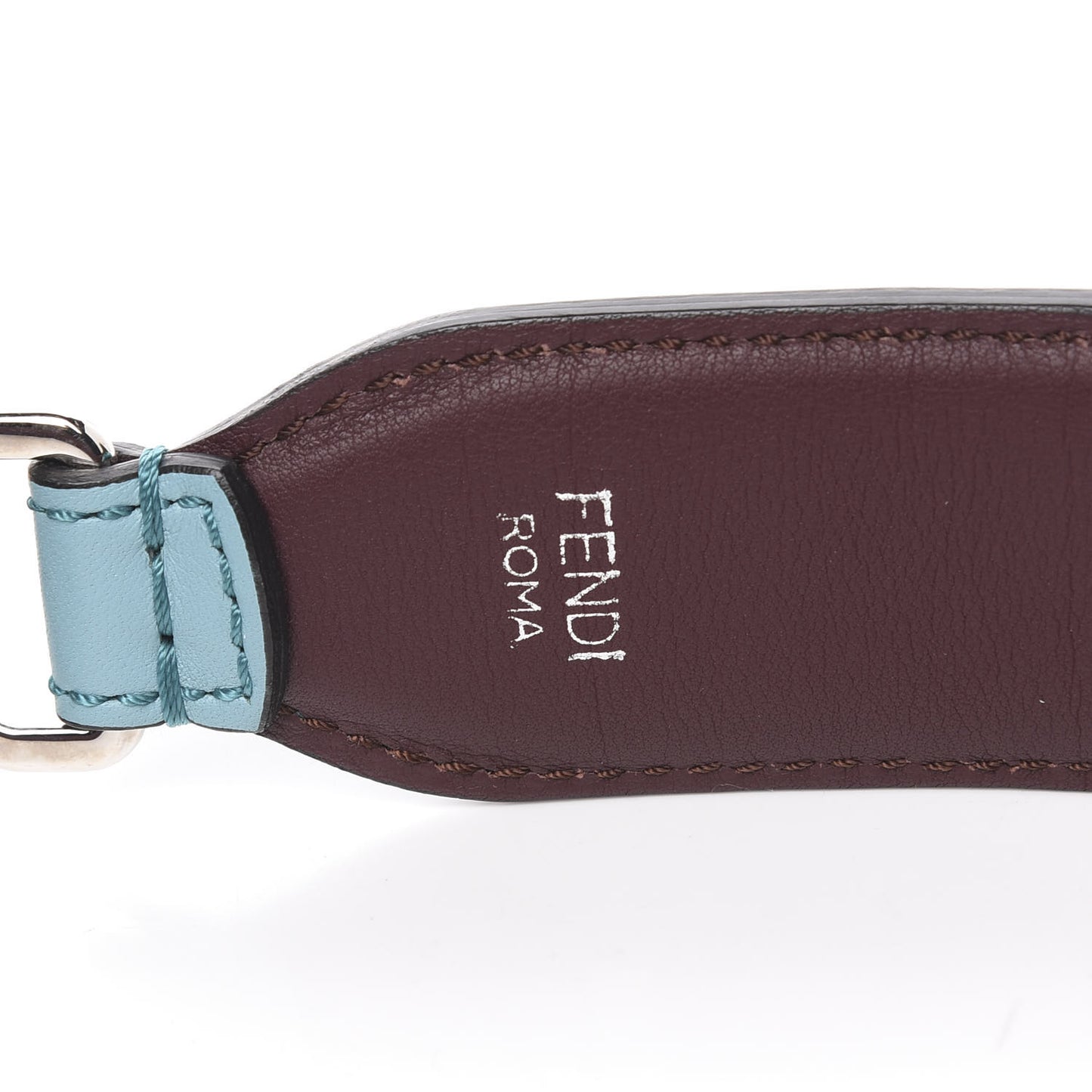 Vitello Dolce Plexiglass Bi-Color Studded Strap You Lagun Bordeaux Multicolor