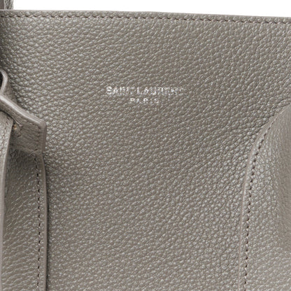 Saint Laurent Grained Calfskin Small Sac De Jour Fog 8 of 10
