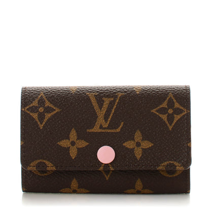 Louis Vuitton Monogram Multicles 6 Key Holder Rose Ballerine 1 of 7
