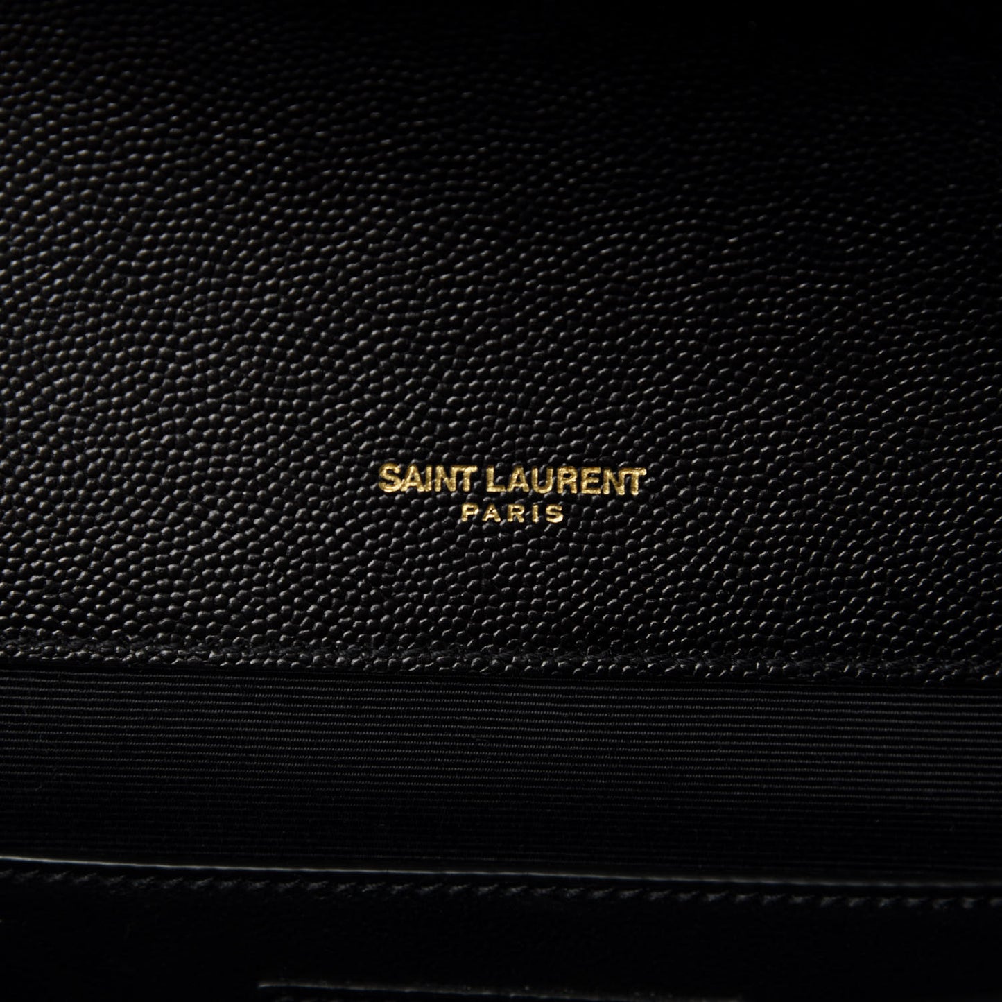 Grain De Poudre Textured Mixed Matelasse Triquilt Small Monogram Satchel Black