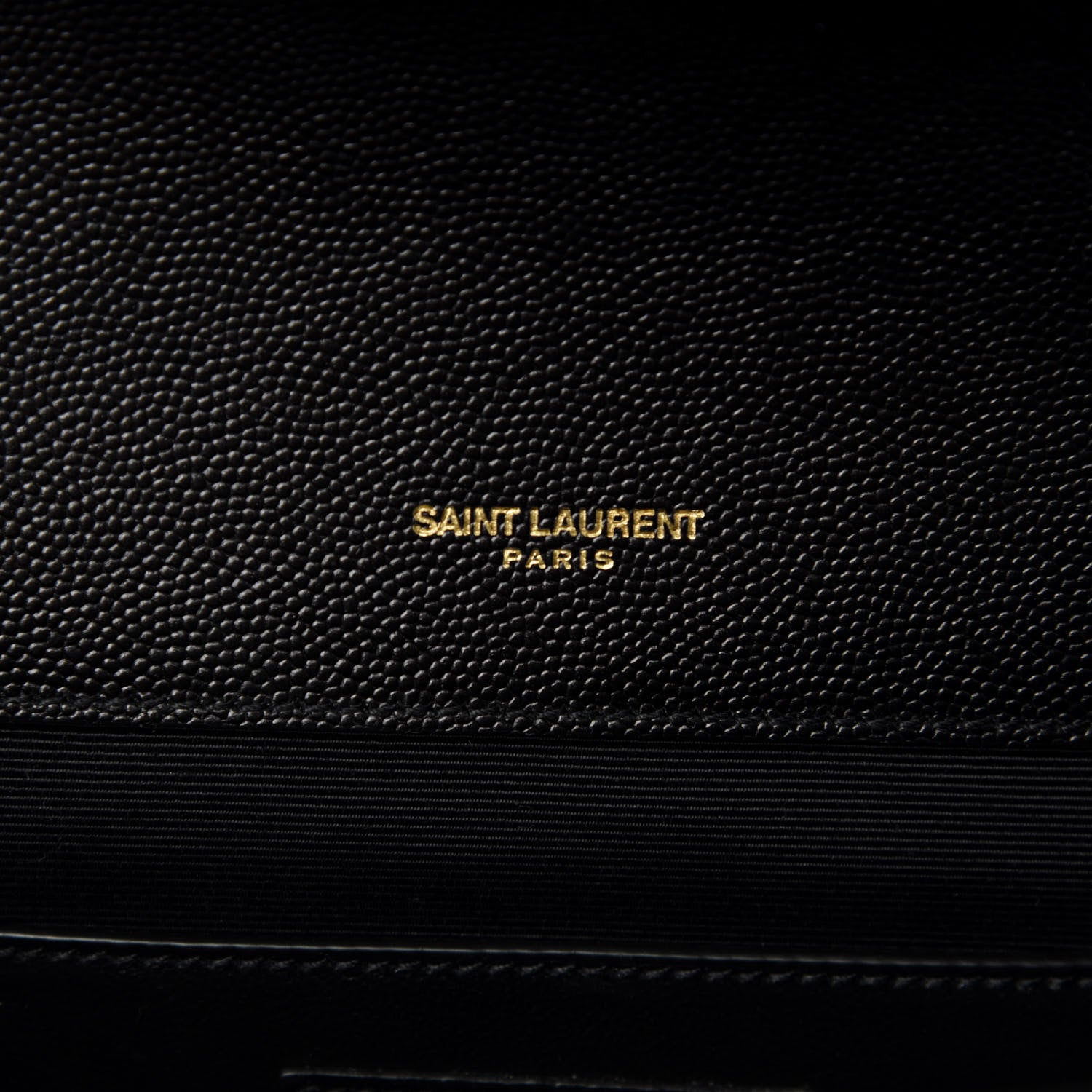 Saint Laurent Grain De Poudre Textured Mixed Matelasse Triquilt Small Monogram Satchel Black 9 of 10
