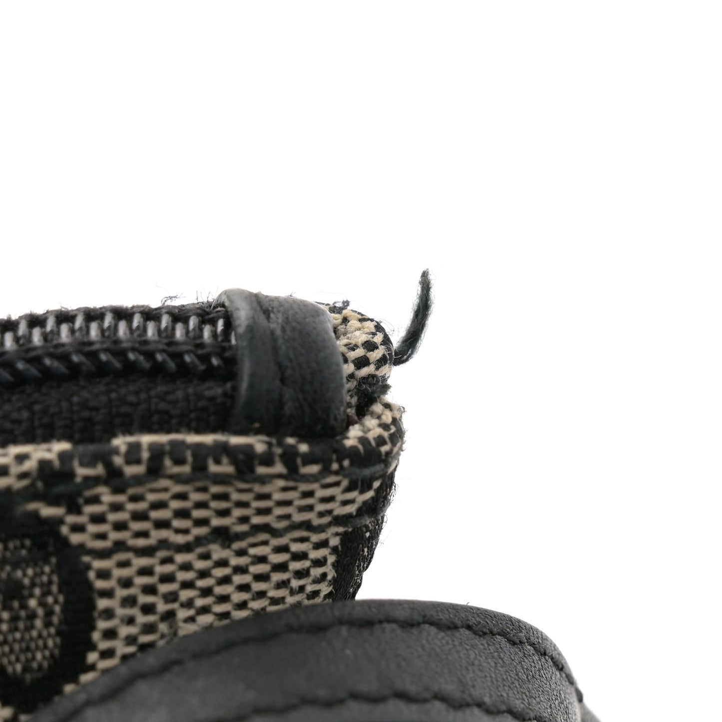 Monogram Web Boat Pochette Black