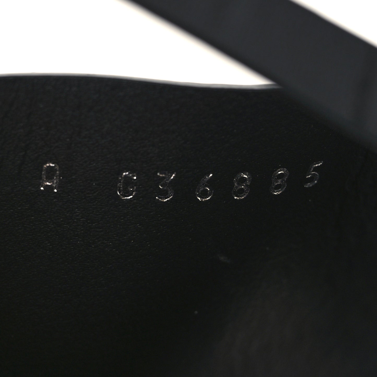 Goatskin CC Sandals 36 Black